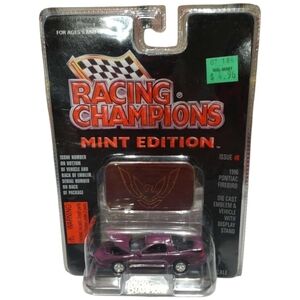 Racing Champions Issue# 8 Mint Edition 1996 Pontiac Firebird Purple Die-Cast Car